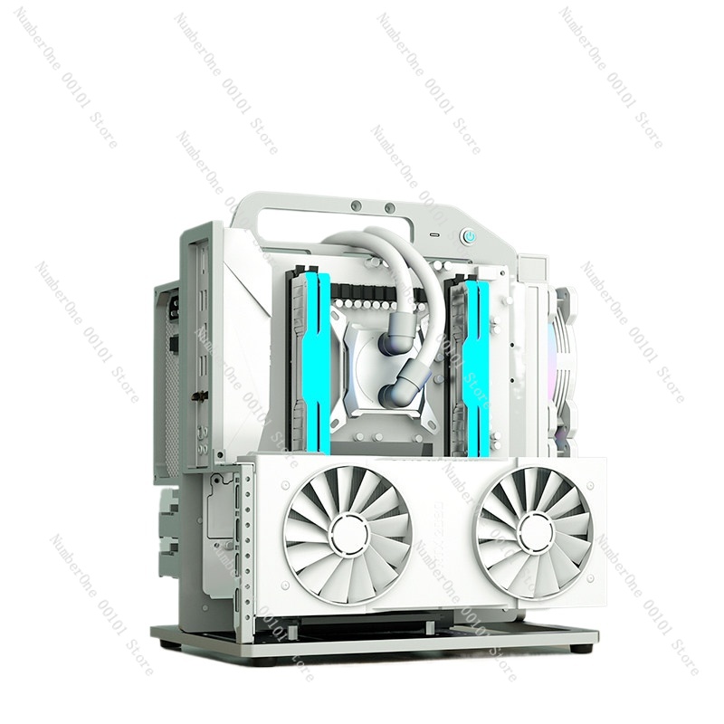 Aluminum Open Frame Test Bench Water Cooling - MATX 마더보드 알루미늄 합금 랙 섀시