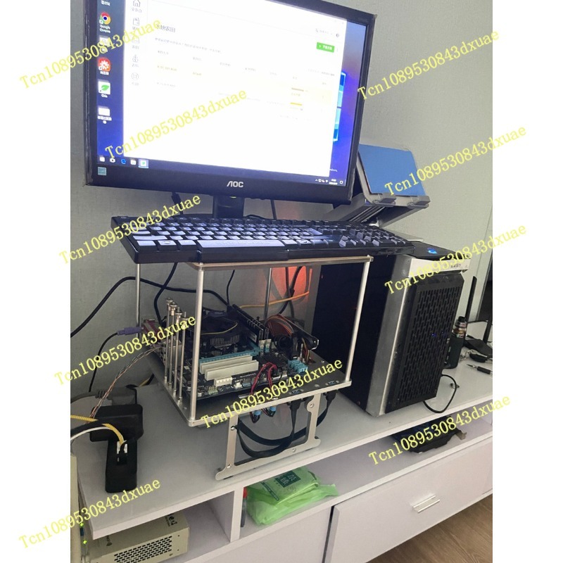 오픈 프레임 알루미늄 컴퓨터 케이스, MATX 마더보드 - Aluminum Open Frame Test Bench Water Cooling 리뷰 및 가격