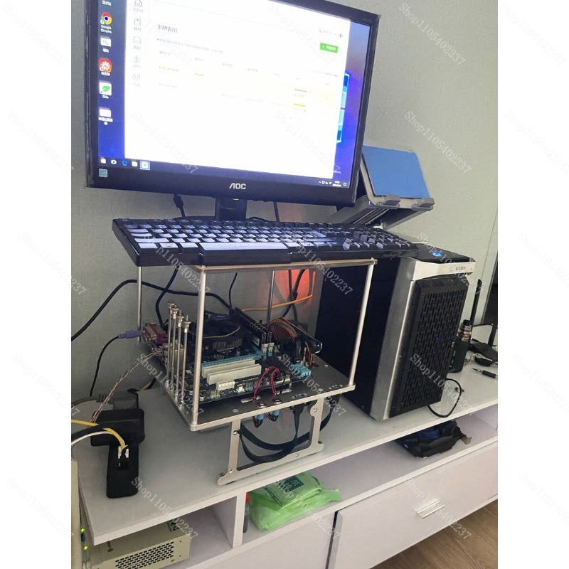 JXK-K2 오픈 프레임 알루미늄 컴퓨터 케이스, MA - Aluminum Open Frame Test Bench Water Cooling 리뷰 및 가격