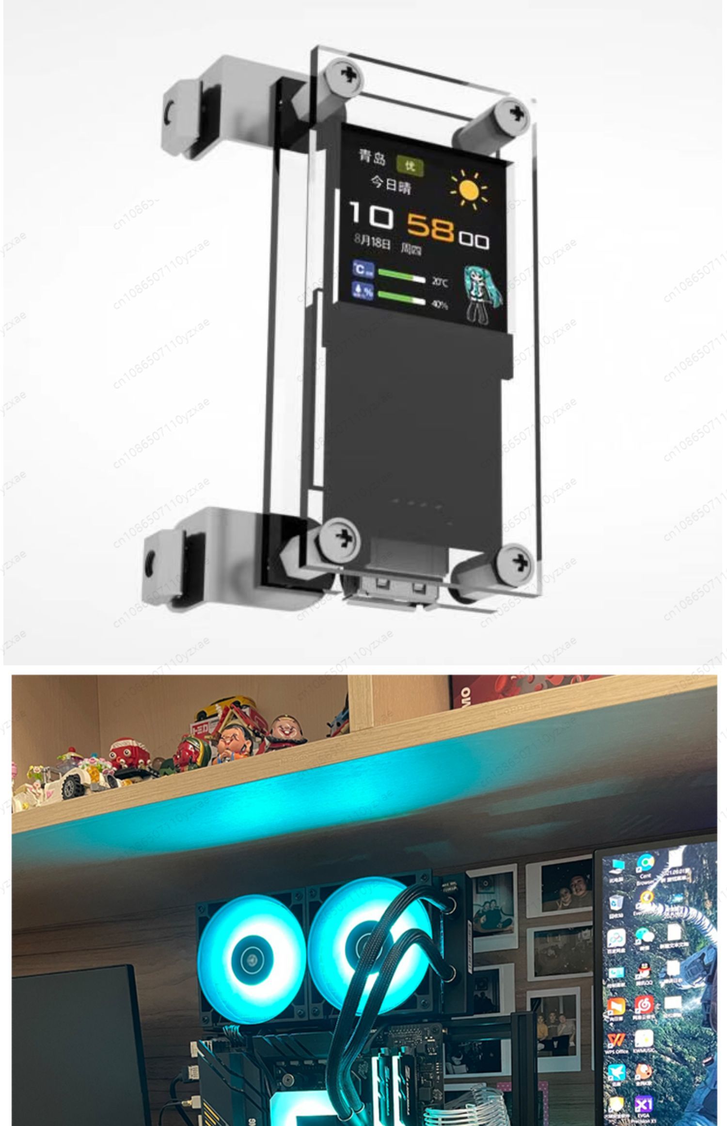 휴대용 올 알루미늄 오픈형 PC 프레임 미니 테스트 벤 - Aluminum Open Frame Test Bench Water Cooling 리뷰 및 가격